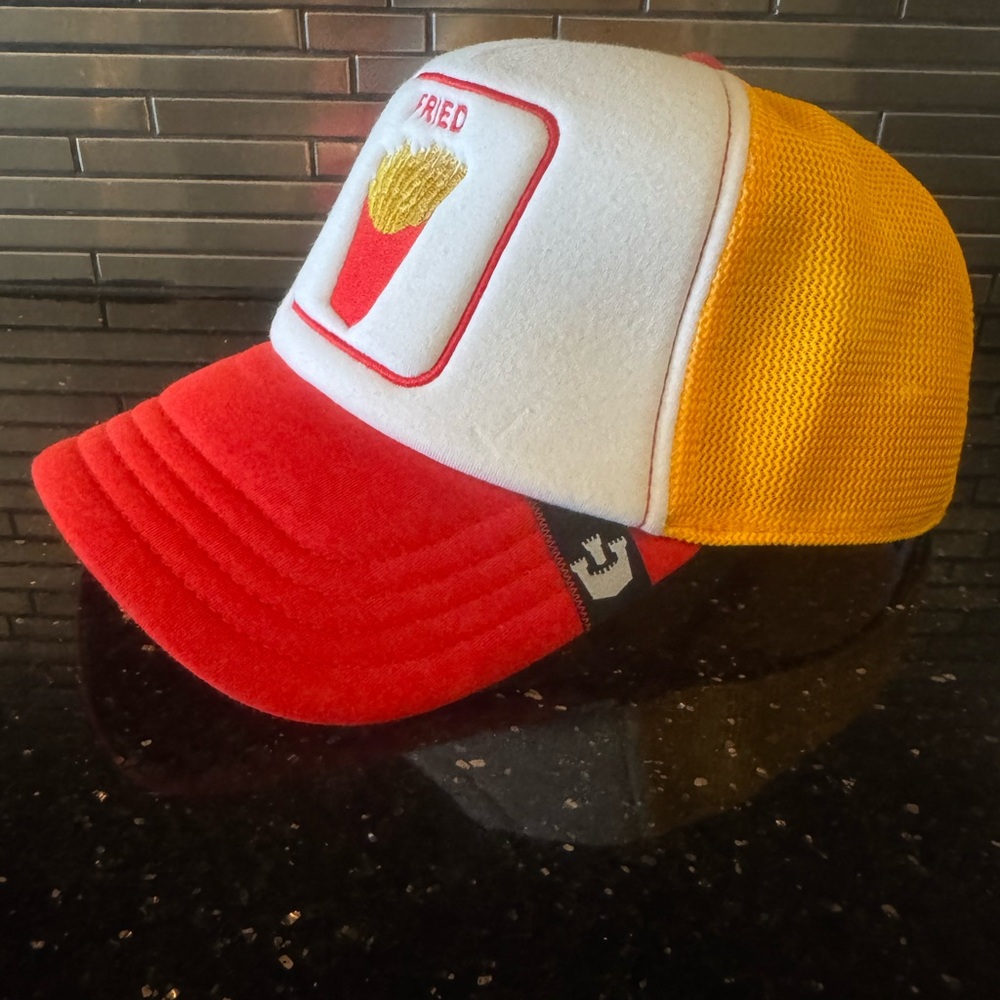 Goorin Bros Red and Yellow Fried Hat - Picture 2 of 3
